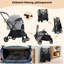 Foldable Pet Vehicle Travel Carrier-1225364167