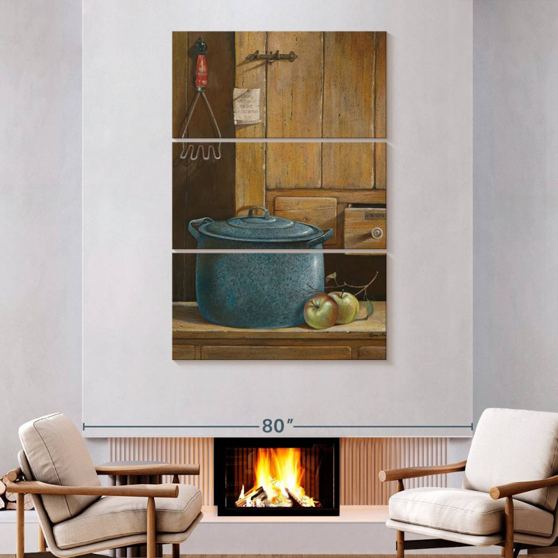 Senne Apple Dumplings, 74" H x 48" W