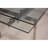 Cantro 35 " Extendable Rectangular Glass Top Dining Table-861605188