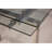 Cantro Extendable Glass Top Metal Base Dining Table-861605188
