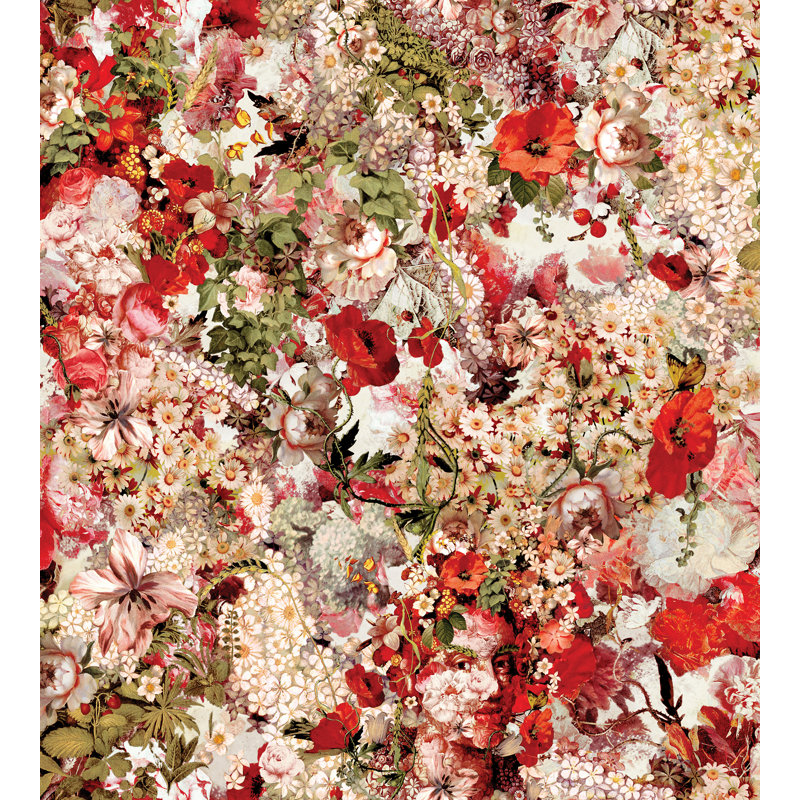 Un Monde Parfait Floral Wallpaper Double Roll