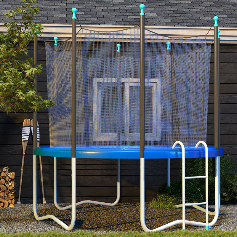 12FT Trampoline Pad Spring Cover, Waterproof, Blue