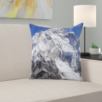 Mount Everest Throw Pillow