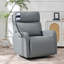 Fauteuil inclinable berçant électrique pivotant à 270 °, fauteuil inclinable électrique avec ports USB, fauteuil oscillant électrique, fauteuil inclinable berçant