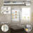 24X32" LED Medicine Cabinet With Double Lights-Front & Backlit, 155°Soft-Close Hinge,  Dimmable Lights, Outlet, Clock & Sensor Light, Anti-Fog-392890676-393929841