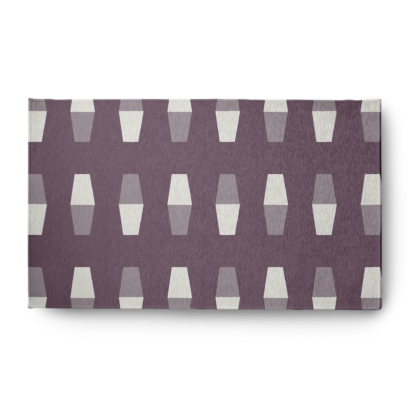 Baelynn Chenille Geometric Indoor Rug, Rectangle 3' x 5'