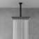 12" Wall or Ceiling-Mount Ultra Thin Rainfall Shower Head 2.5 GPM