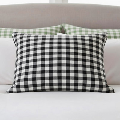 Gingham Pattern Pillow Sham