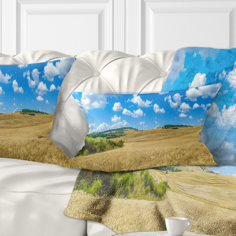 Coussin lombaire Schafer, paysage de Pienza Val D'Orcia, Italie