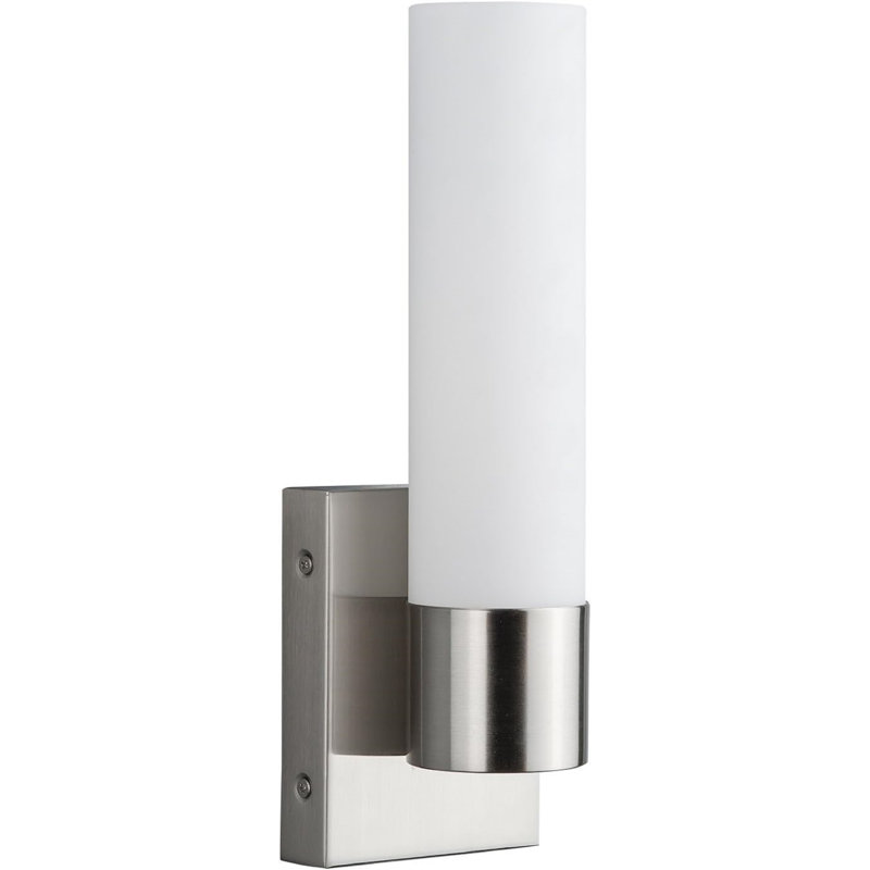 Applique murale en nickel brossé pour salle de bain Perpetua