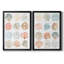 «Ocean Patterns I», ensemble de 2 reproductions d'art sur toile encadrées-151613500-151613496