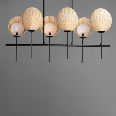 Christner 6 - Light Black Kitchen Island Pendant