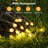 2 Pack Solar String Lights Outdoor - Total 92FT 240 LED Solar Christmas Lights Outdoor Waterproof With 8 Lighting Modes For Xmas Tree Garden Party Decorations(Warm White)