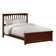 Mission Low Profile Solid Wood Platform Bed with Matching Footboard
