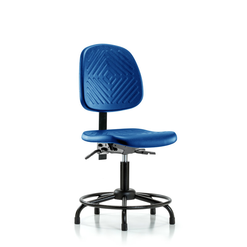 Chaise à dessin â Wolfgang, Non inclinable inclus, Bleu, Non