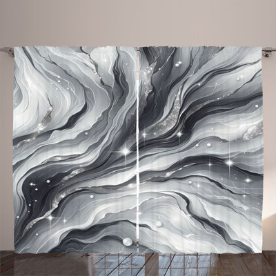 Semi Sheer Curtain Pair