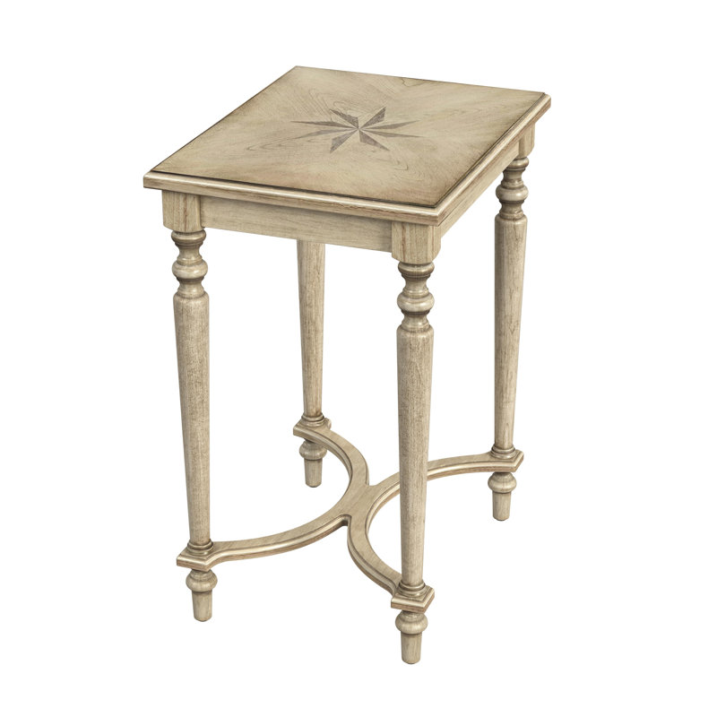 Tyler Side Table, Antique Beige