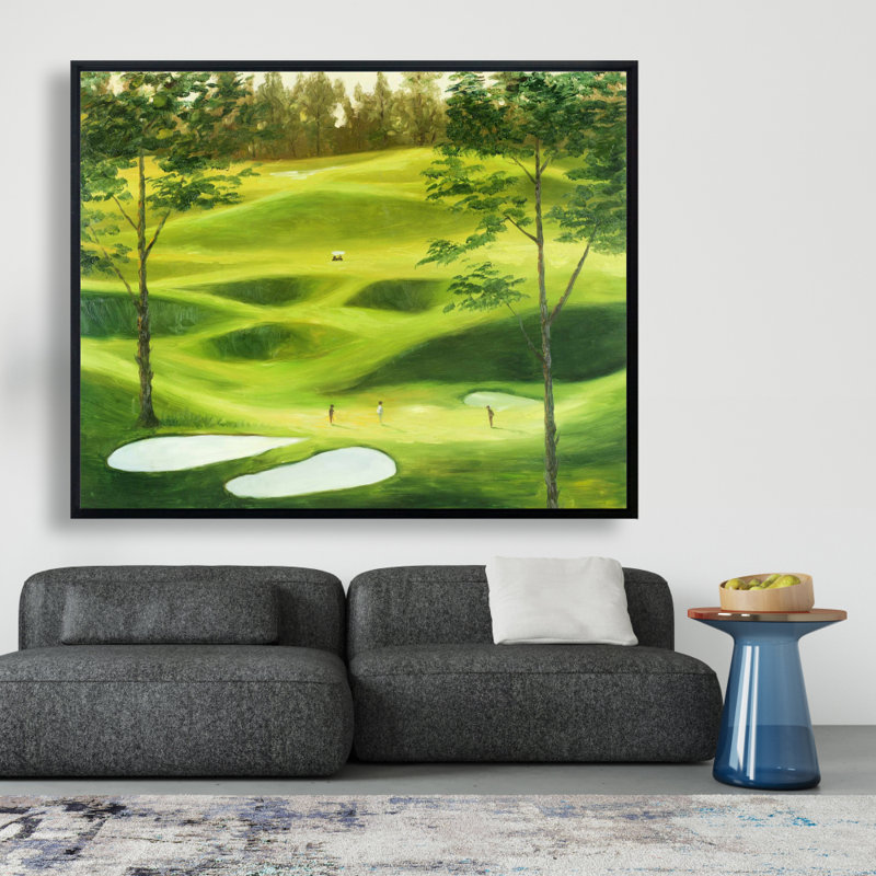 Big Golf Course Print On Canvas