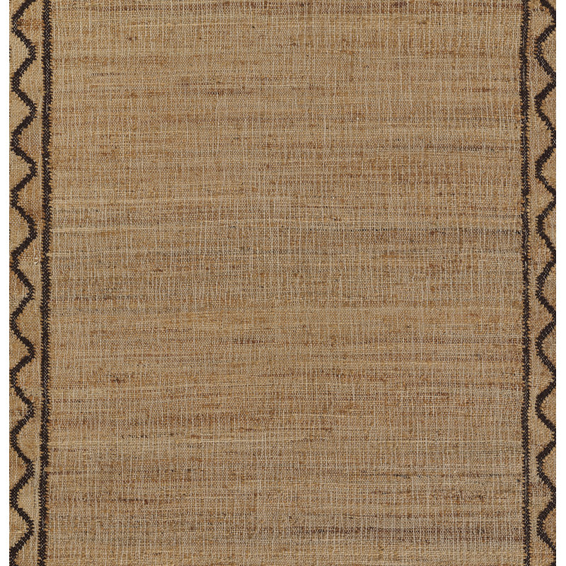 Erin Gates by Momeni Orchard Ripple Brown Hand Woven Wool and Jute Area Rug, Rectangle 8' x 10'