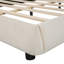 Lit plateforme tapissier en velours-1223470342