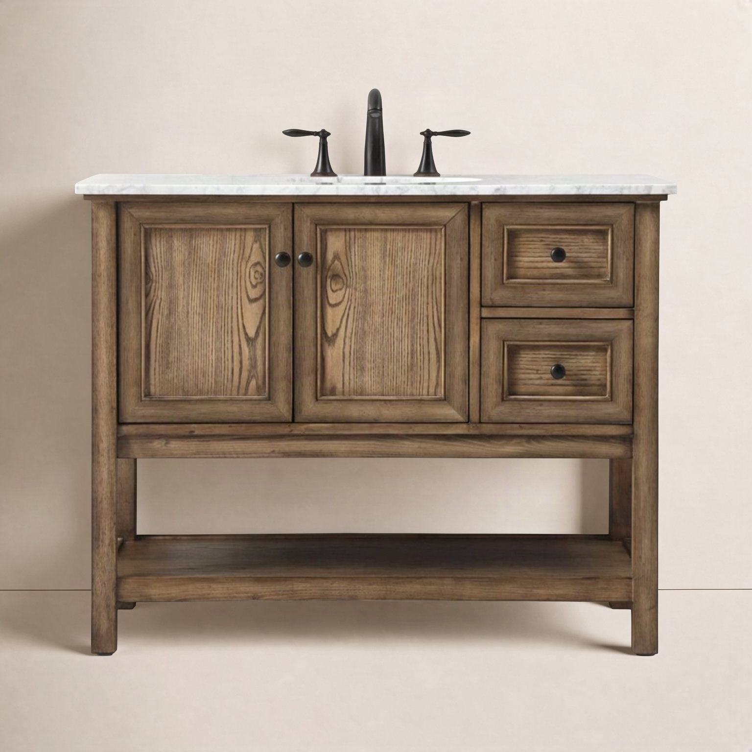 Bonsai 42'' Single Bathroom Vanity, Driftwood