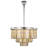 Yazmin 9 - Light Steel Dimmable Tiered Chandelier-27969453-27969452