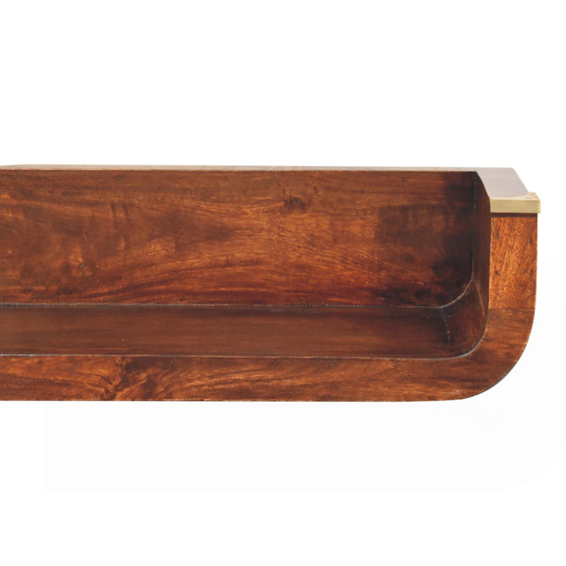 Console flottante en bois massif Indira California