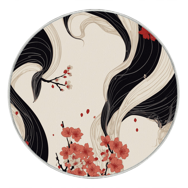 Moonlit Grace Rug, Round 3'