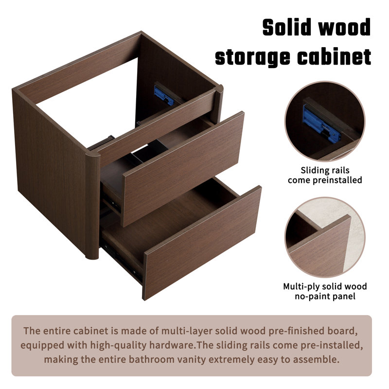 Wall-Mounted Bathroom Vanity