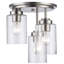 Plafonnier encastré en verre 3 lumières Mod Pod-511628843