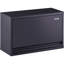 Armoire de rangement en métal, capacité de charge de 120 lb par tablette, armoire de garage en acier thermolaqué de 20 po de hauteur avec tablette réglable, porte verrouillable et porte ouverte, parfaite pour le garage de bureau