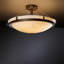 Plafonnier semi-encastré à cuves 27 po et 6 lumières unique Caleb-1263583704-1263583696