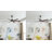 Lenecka Ceiling Fan with LED Lights-1344157814