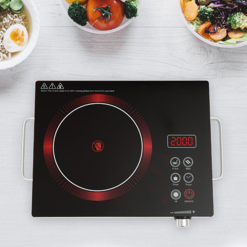 Plaque de cuisson électrique à brûleur simple 2000W