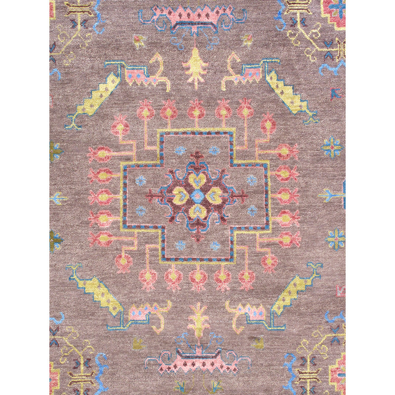 Khotan Handmade Wool Geometric Area Rug