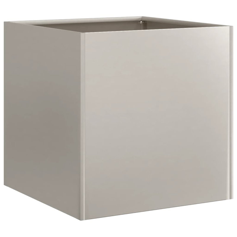 Planter Box, 40cm H x 40cm W x 40cm D, Brown