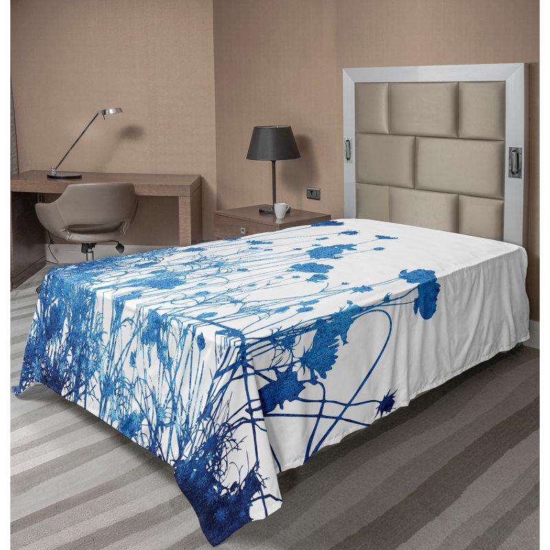 Drap-housse Ambesonne, Drap plat pour lit simple