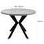 Extendable Round Dining Table-272193310