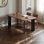 Industrial style solid wood study desk