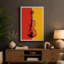 Violin Bold Geometry Modern - Wrapped Canvas-1587903533-1587903706