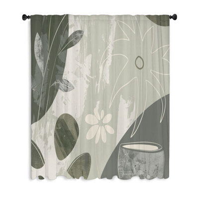 Hayliegh Sheer Curtain Single Panel