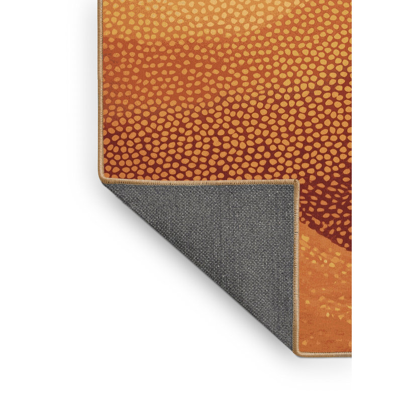 Tapis moelleux moelleux moelleux à motif de blocs d'inspiration mondiale Erdenheim, 3 X 5