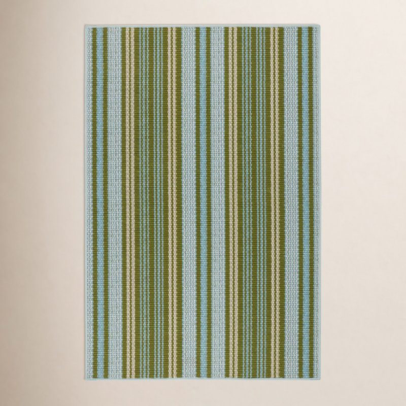 Caravan Stripe Multi Machine Printed Washable Rug, Rectangle 3' x 5'