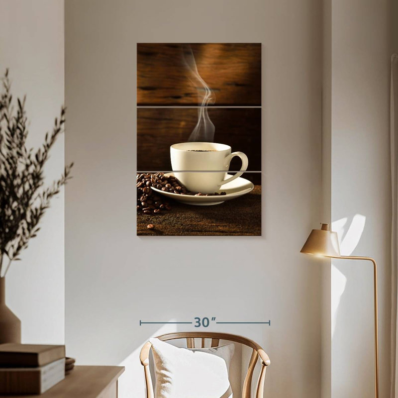 Yarlin Hot Coffee, 57" H x 36" W