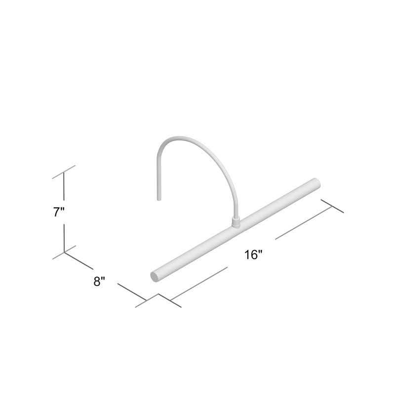 Applique pour tableau 2 lumières Ola, Nickel satiné