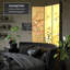 Paravent Seasons on Gold