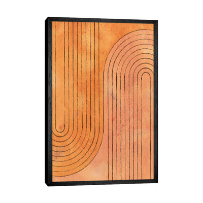 Burnt Orange Arches - Painting on Canvas