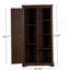 Armoire de rangement haute, porte de grange, garde-manger rustique, porte coulissante-1381343396