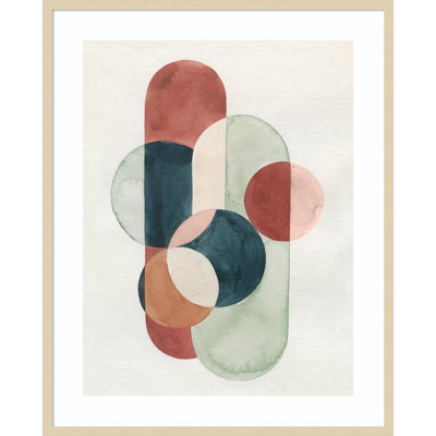«Loops and Bounds I» par Grace Popp, impression sur bois encadrée