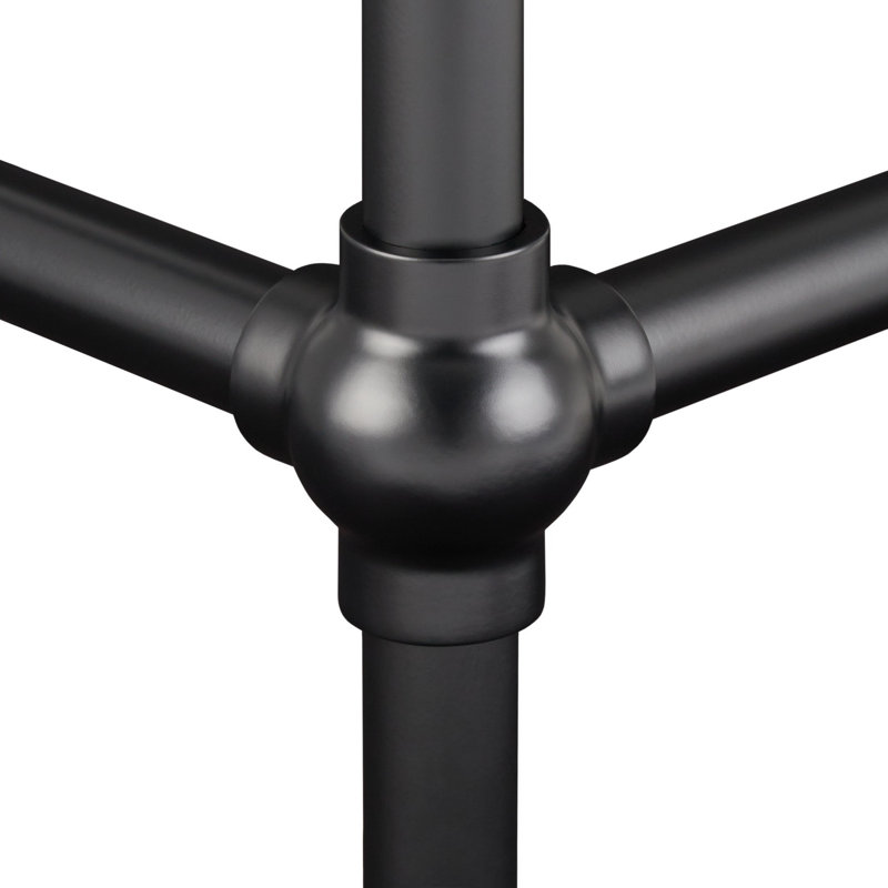 30" Cierra 31" Tall Vitreous China Rectangular Console Bathroom Sink with Overflow, Matte Black